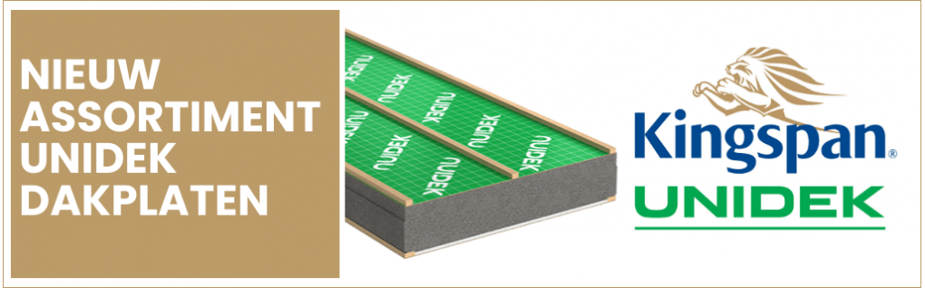Verandering aanbod Kingspan Unidek dakelementen